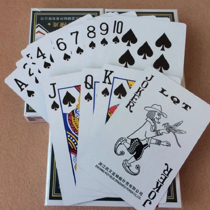 Покерный набор игральные карты водонепроницаемые настольные игры Baralho Cartas
