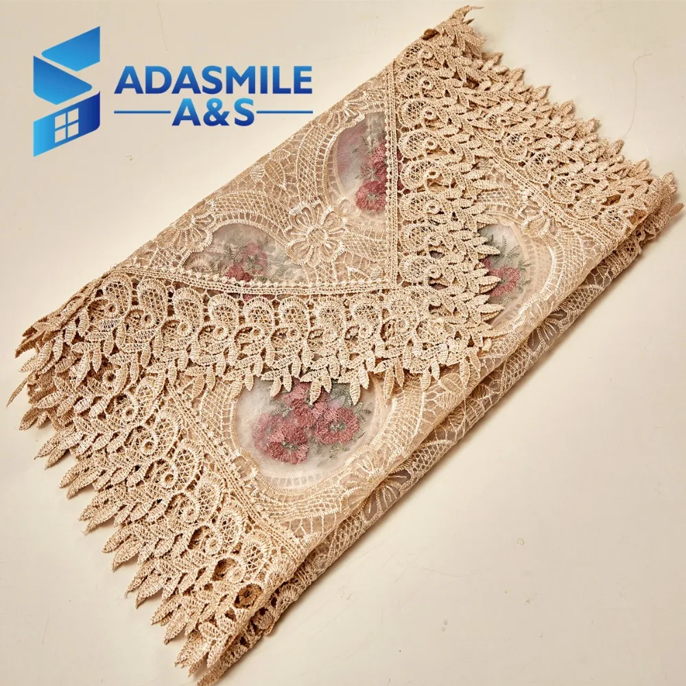 Adasmile горячая Распродажа кружевной Цветочный пасторальный полиэфирный