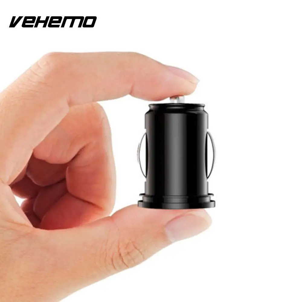 Vehemo Mini Dual USB Автомобильное зарядное устройство Pad автомобильный адаптер Быстрая