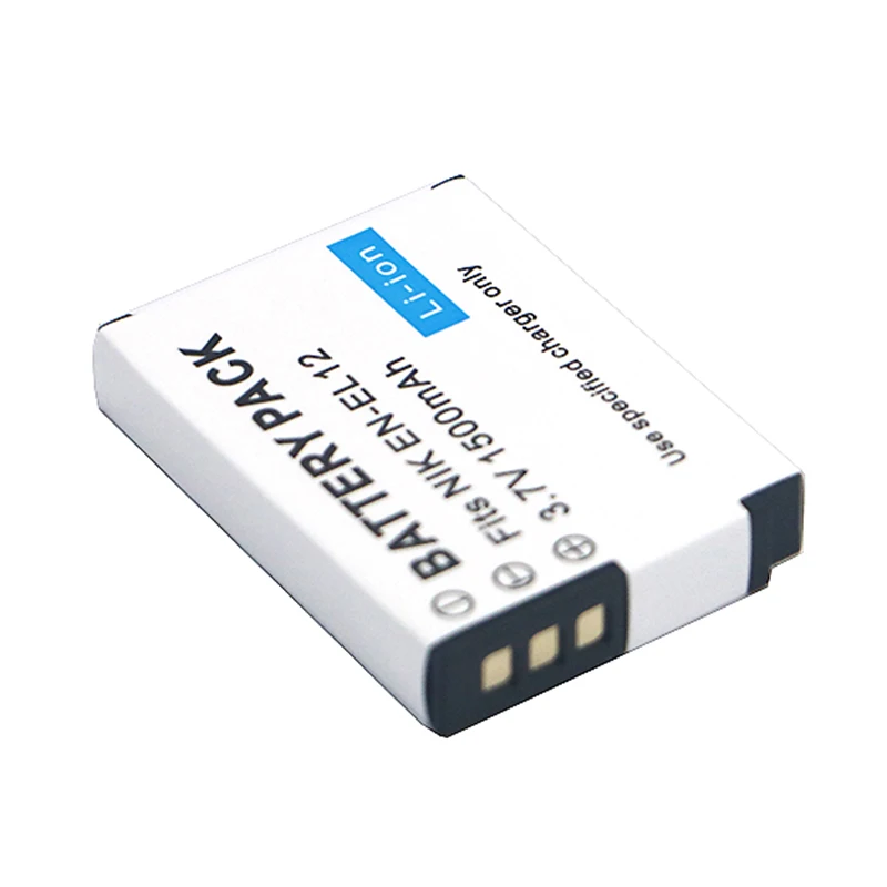2 шт./лот DVISI EN-EL12 EL12 аккумуляторные батареи Аккумулятор AKKU для Nikon S620 S6200 S630 S6300 S640 S70