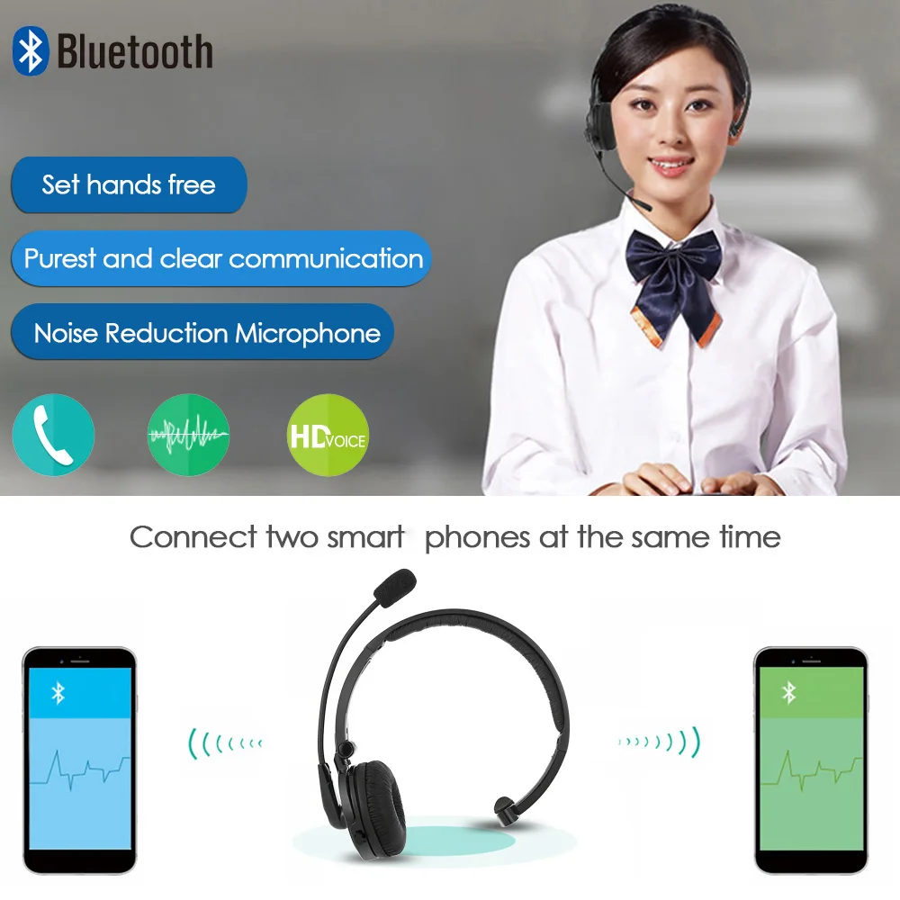 M10 профессиональные Bluetooth наушники беспроводные с шумоподавлением центр звонков