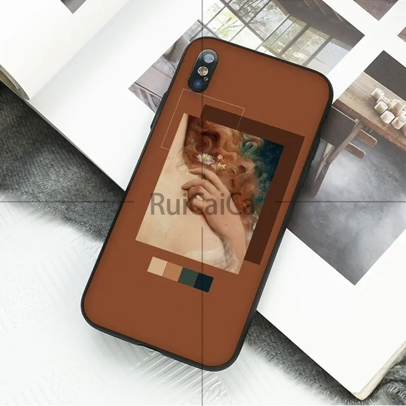 Чехол для телефона Ruicaica Great art aestic van Gogh Mona Lisa из ТПУ черного цвета iPhone 8 7 6 6S Plus 5 5S SE XR