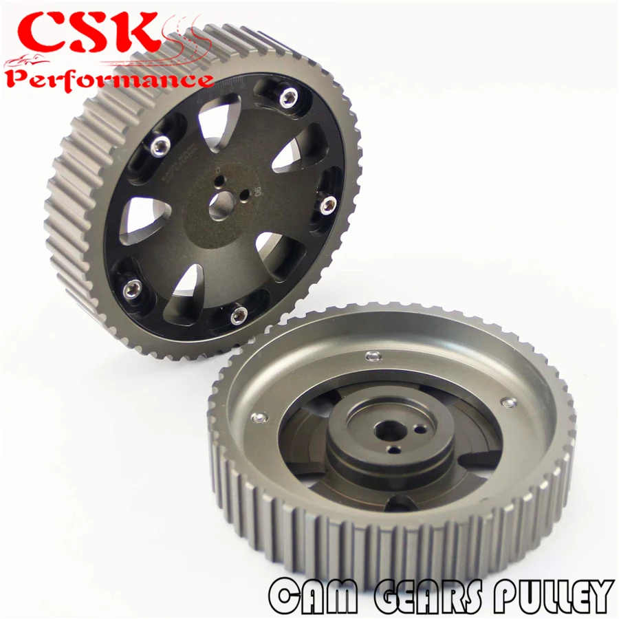 Комплект шкива для Mitsubishi Lancer EVO 1 9 ECLIPSE DSM 4G63 серого цвета 2 шт.|cam gears|pulley kitcam gears pulley |
