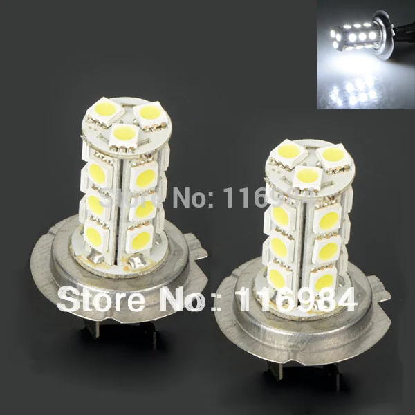 1 шт. автомобисветильник светодиодные лампы H7 18 SMD 5050 12 В|Фара для авто в сборе| |
