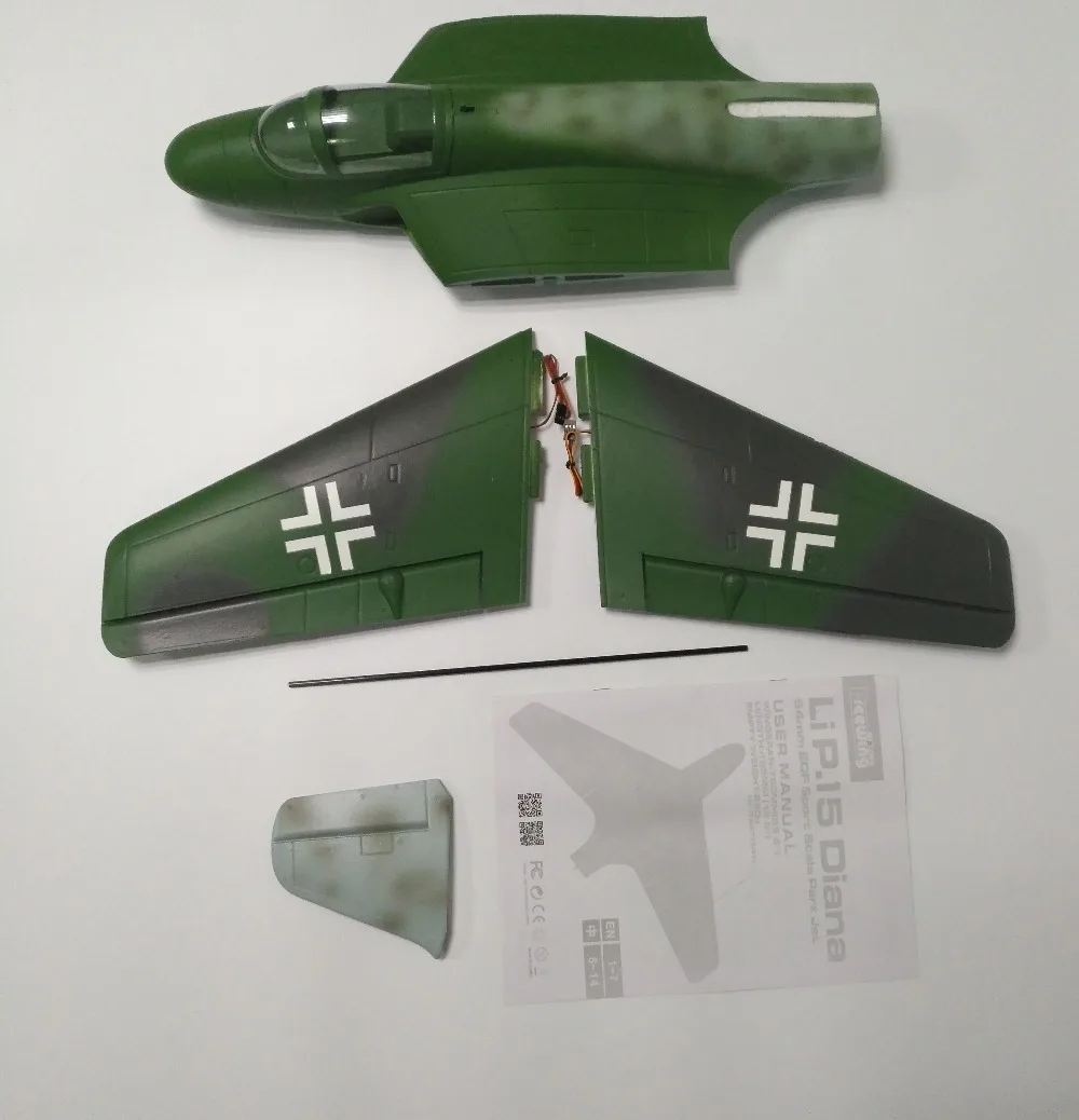 2018 самый новый самолёт Freewing 64 мм EDF Lippisch P15 P.15 P 15 Diana rc jet|Радиоуправляемые самолеты|