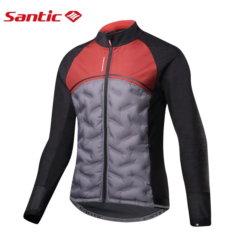 Santic 2019 новые зимние велосипедные куртки сохраняют тепло с длинным рукавом Джерси
