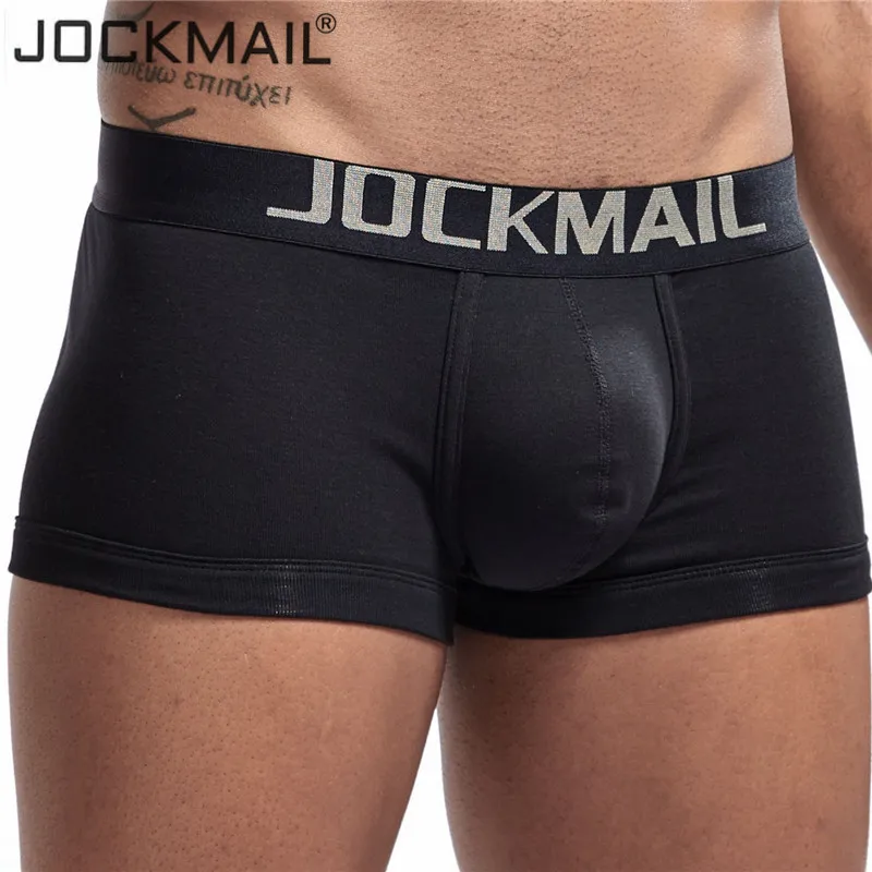 Трусы боксеры JOCKMAIL мужские Брендовое нижнее белье хлопковые дышащие шорты
