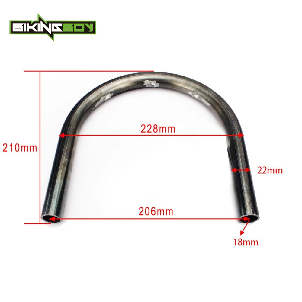 BIKINGBOY 7/8 &quot22 мм трубка Кафе Racer сиденье рамка обруч Brat петля + светодиодный тормоз
