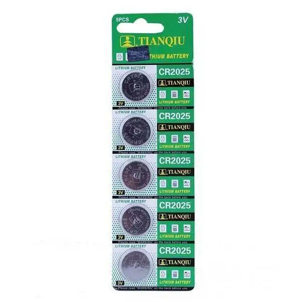 Alicolu 5PCS TIANQIU CR 2025 Cell Button Coin Battery Watch 3V Toys Electronic | Игрушки и хобби