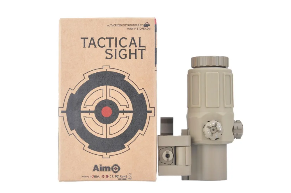 Outdoor Hunting Scope G33 3X Magnifier Holographic Sight Scope For 20mm Weaver Rail Mounts with Switch to Side Quick Detachable
