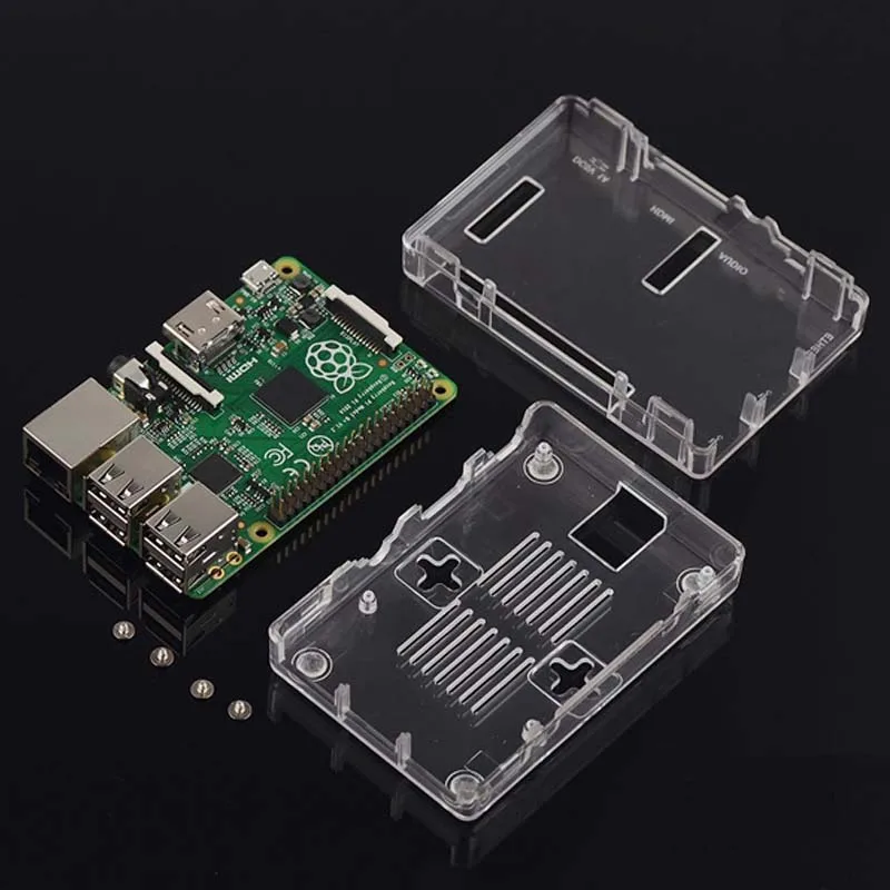Чехол для Raspberry Pi чехол ABS ящик кожух пластиковый RPI 3 совместимый с фотографиями +