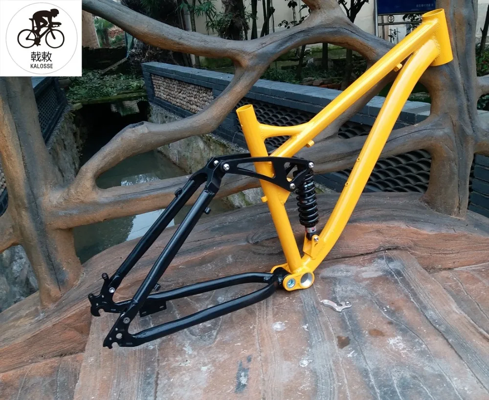 Kalosse рама с полной подвеской полный комплект велосипедной Подвески рамка 190 мм