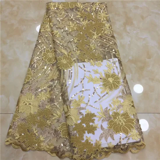 2019 Latest African Lace Fabric/ High Quality Plum Nigeria Mesh Lace/ French Beaded Fabric For Fashion Dresses black | Дом и сад