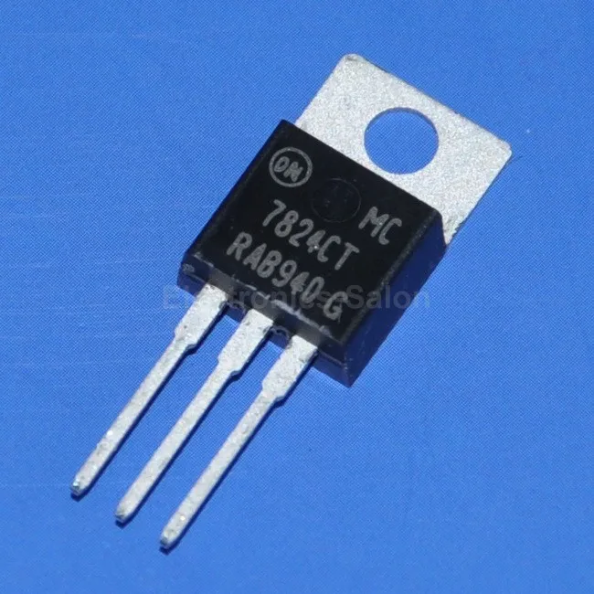 

( 50 pcs/lot ) 7824 IC, Positive 24V Voltage Regulator, MC7824CT