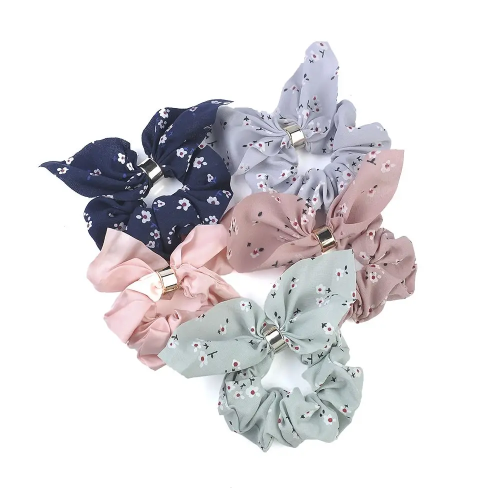 Women Hair Rope Ties Fashion Elastic Bands Adjustable Girls Plum Ponytail Holder Head Band Accessories Headwear| |