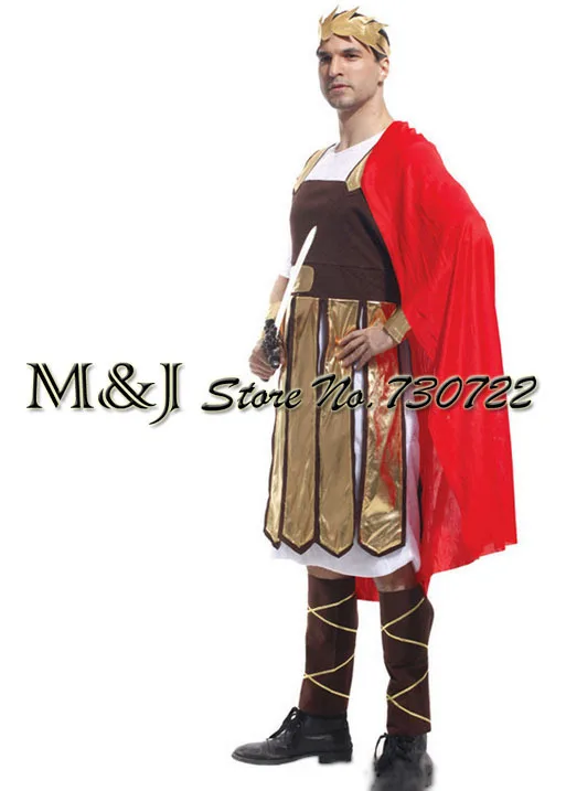 

Free shipping!!Adult princes valiant soldier king clothing apparel Halloween costume for cosplay stage props