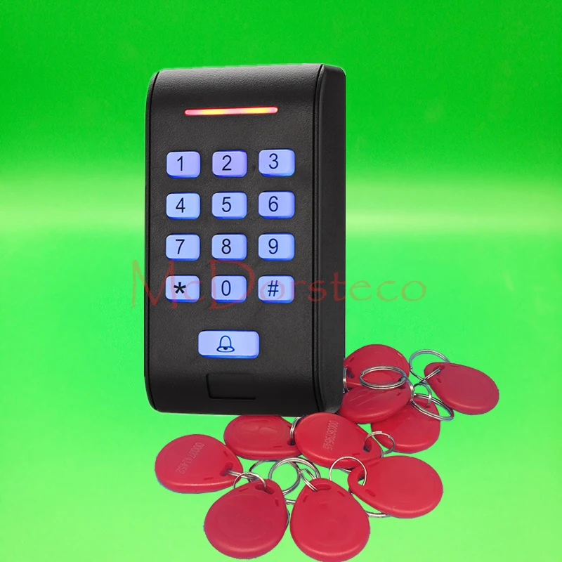 Подсветка клавиатуры 125 кГц Rfid Контроль доступа с картой EM ID одна подставка на