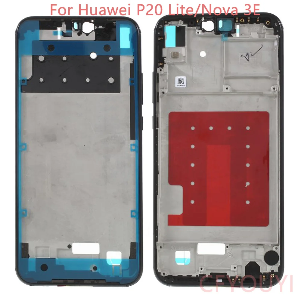 Оригинальная сменная рамка средней пластины с сеткой для наушников Huawei P20 Lite / Nova