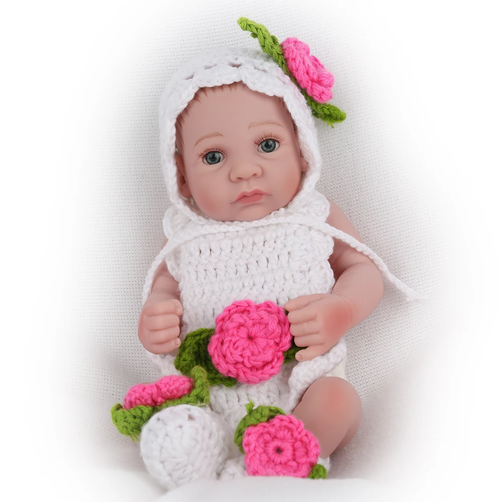 NPKDOLL куклы Младенцы Reborn 25 см полностью силиконовая кукла ручной работы