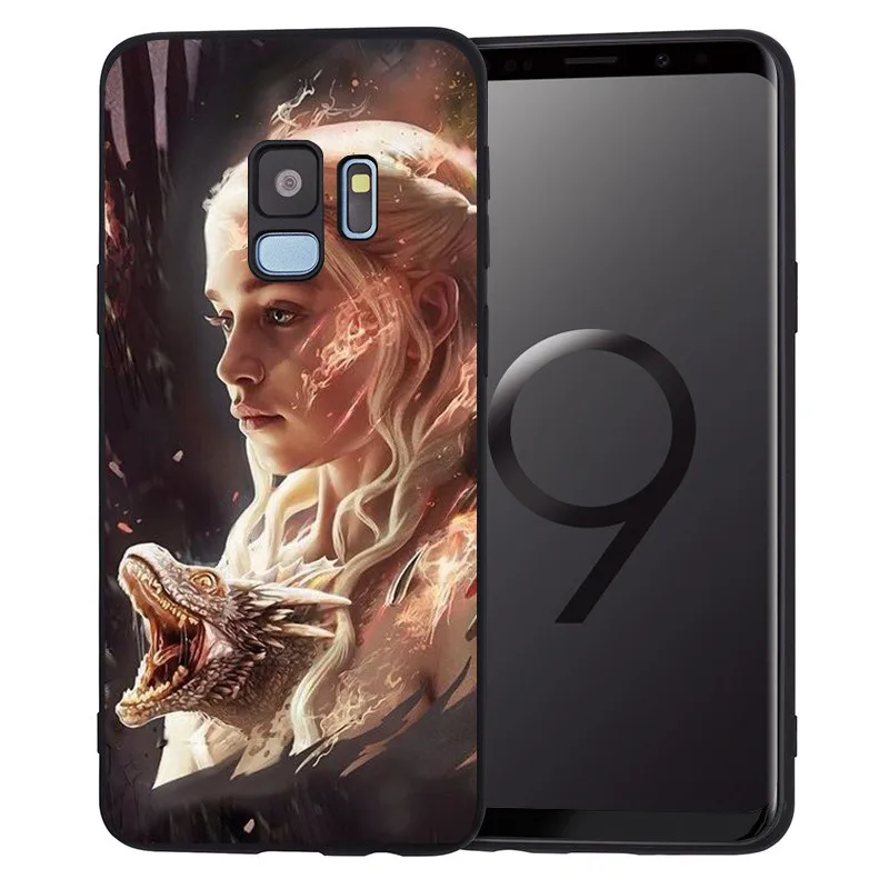 Игра Престолов Дейенерис Дракон Джон для samsung Galaxy S6 S7 Edge S8 S9 S10 Plus Lite Note 8 9 чехол для телефона Coque Etui Funda