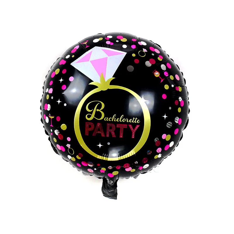 KAMMIZAD 18inch round bachelorette party balloon helium foil globos adult woman decorations ballons bridal shower baloons | Дом и сад
