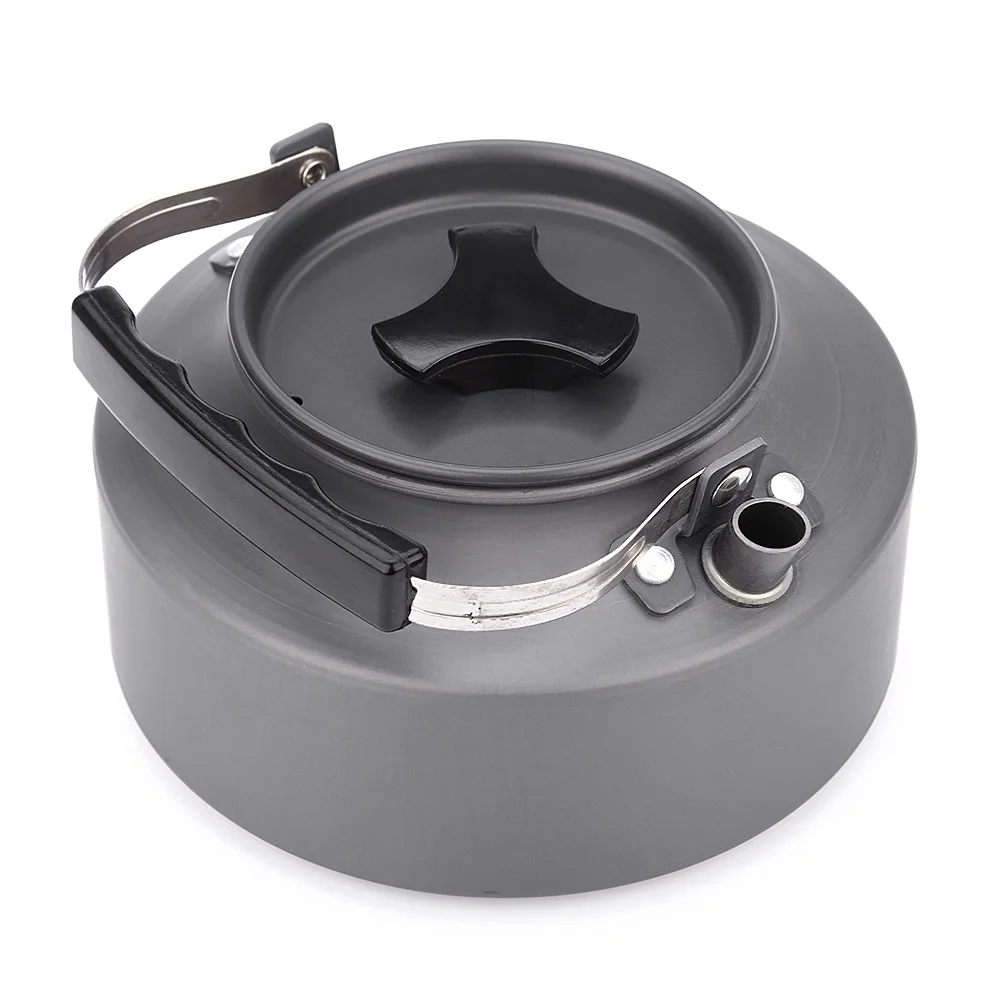 Походный чайник для воды 1 1л Сверхлегкий сплав уличный кофейник кувшин кемпинга