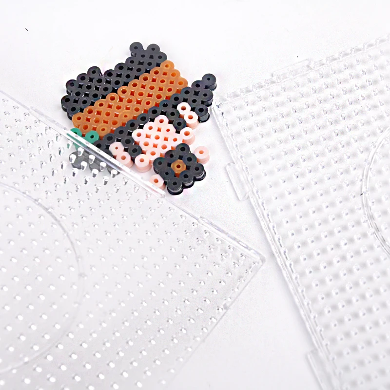 5 мм 6 шт. большие бусины для дрели Perler Hama плавкие большой квадратный прозрачный