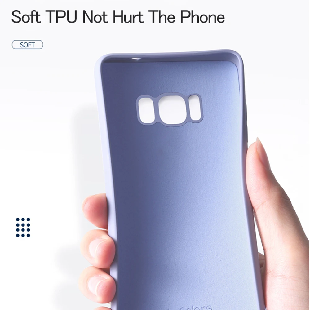 Original Silicone Liquid Phone Case For Samsung Galaxy S10 Lite S9 S8 Plus S7 Edge Note 8 9 A6 A7 2018 A20 A30 Cover Cases |