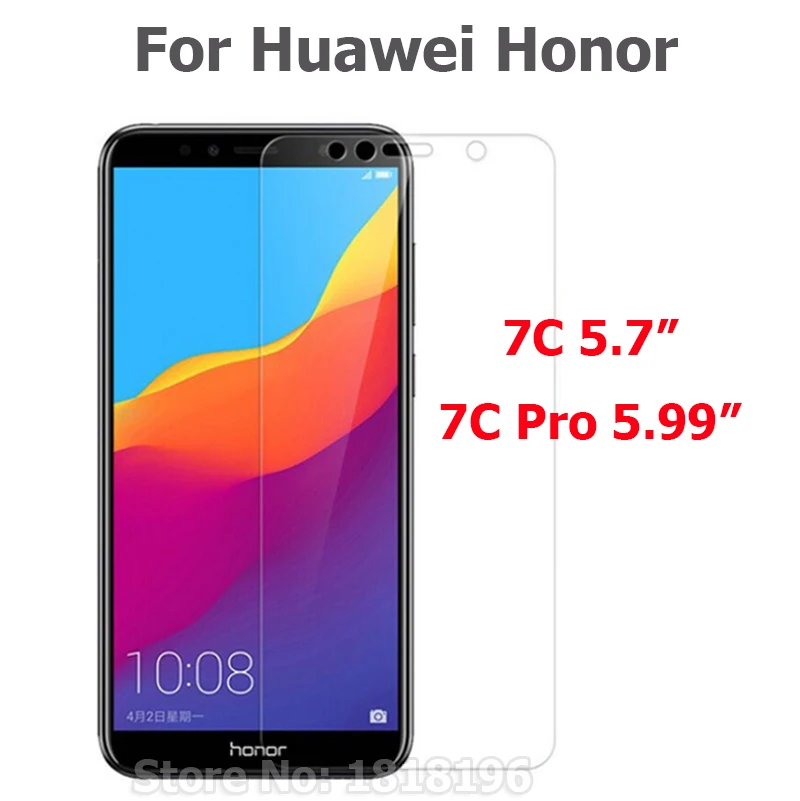 Закаленное стекло для Huawei Honor 7C AUM-L41 5 7 дюйма защита экрана 9H 2.5D Защитное телефона