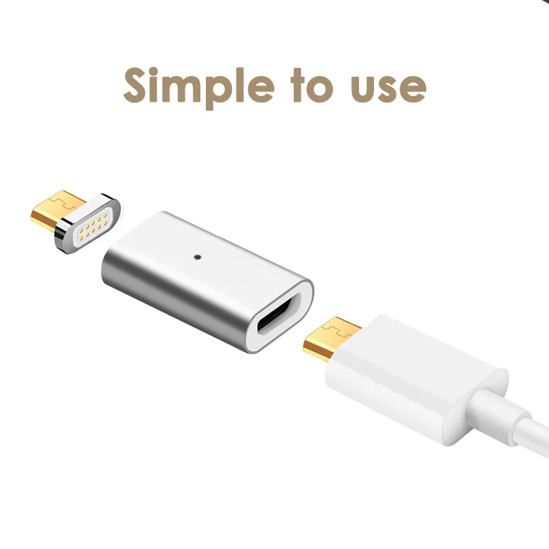 Магнитный адаптер Micro USB магнитное зарядное устройство конвертер для магнитной