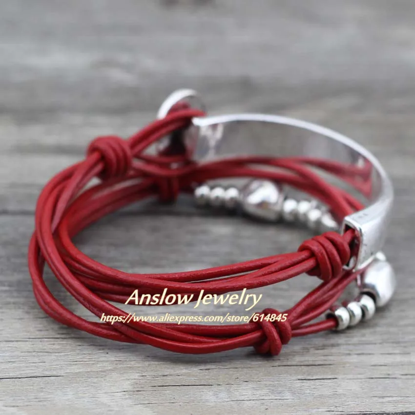 Женский и мужской браслет Anslow ювелирное изделие ручной работы из сплава цинка