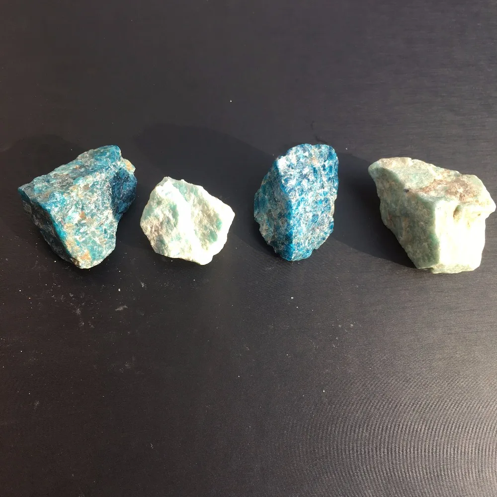 

2pcs drop shipping rough natural blue apatite&amazonite raw gemstone reiki healing crystals chakra energy stone for meditation
