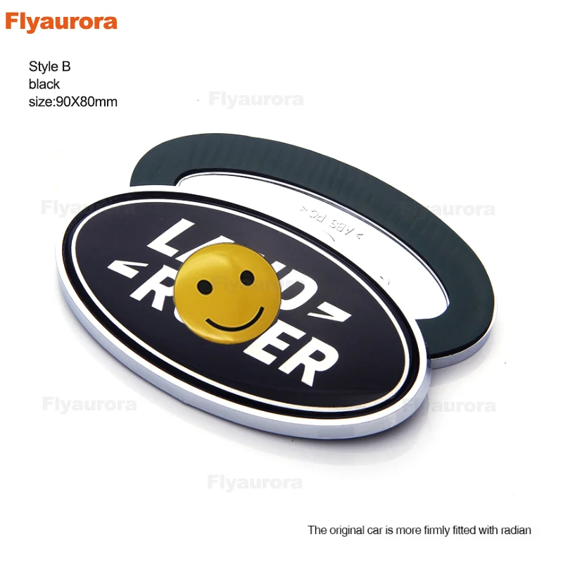 

Car Styling Front Or Back logo Emblem Car Styling Hood Trunk Letters Logo Badge Sticker for LAND RANGE ROVER Glossy Black Matte