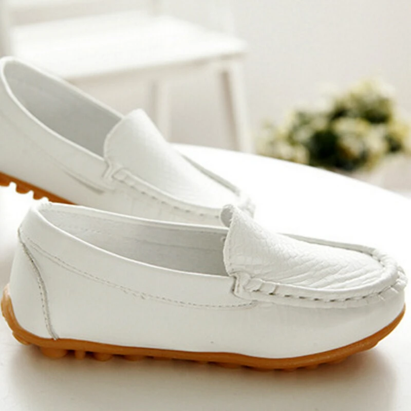Spring new style baby boy leather shoes girls roller sneakers non-slip child Casual shoe kids soft PU Peas for boys | Детская одежда и