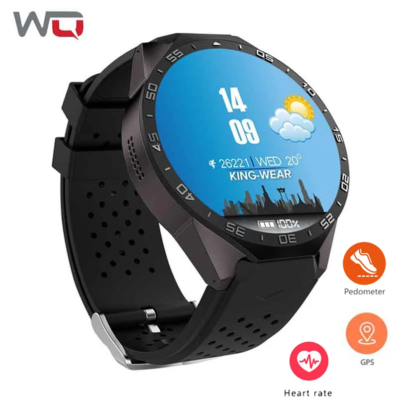 WQ KW88 Смарт-часы GPS Android с 3G WIfi 2MP камерой 5 1 MTK6580 CPU 39 дюймов умные часы | Электроника