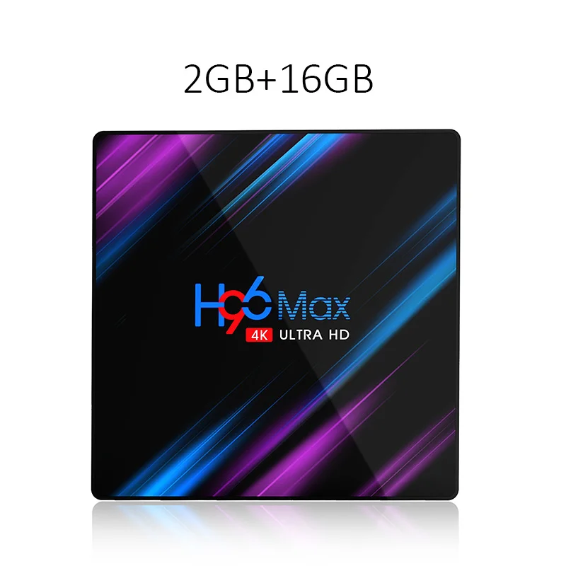 Золотой H96 MAX ТВ коробка S 4K ТВ-приставка Android ТВ 9,0, со сверхвысоким разрешением Ultra HD, 4 г 16г 32г 64Г WI-FI литой Netflix IPTV Set-top Box Streamer медиа плеер - Цвет: Золотой
