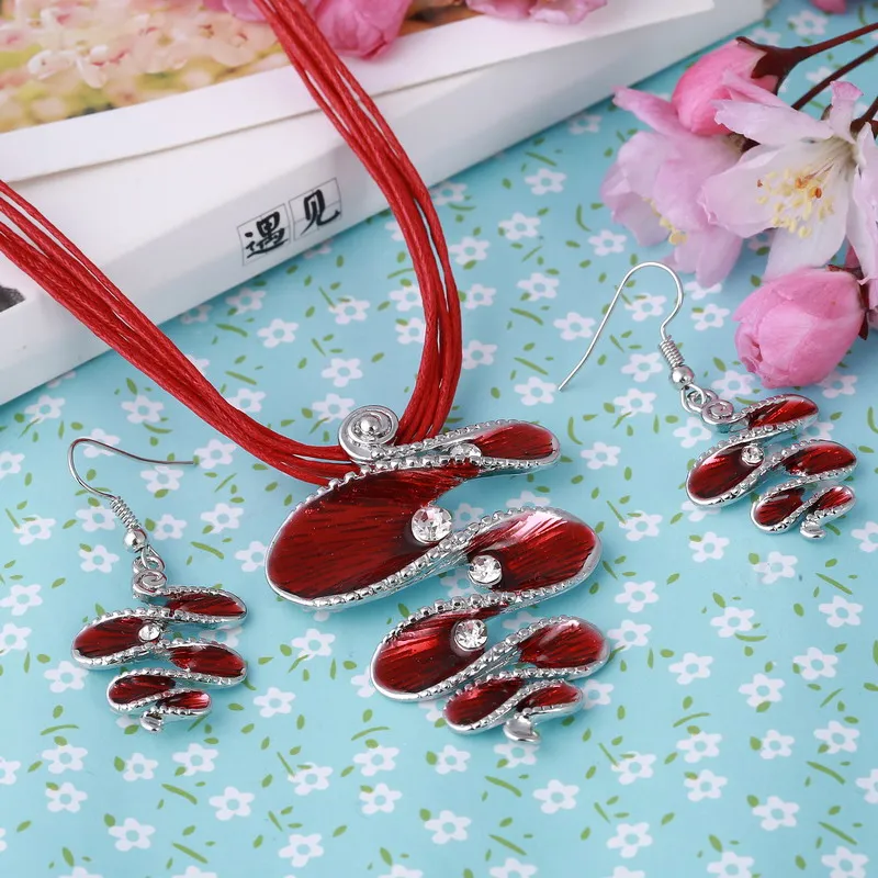 Модный брендовый Африканский комплект ювелирных изделий 2020 свадебные кожаные