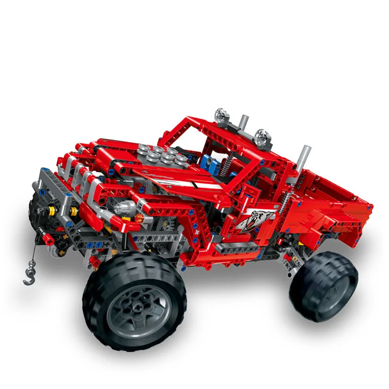 38038 Technic внедорожник пикап 2в1 инженерный автомобиль бульдозер блоки
