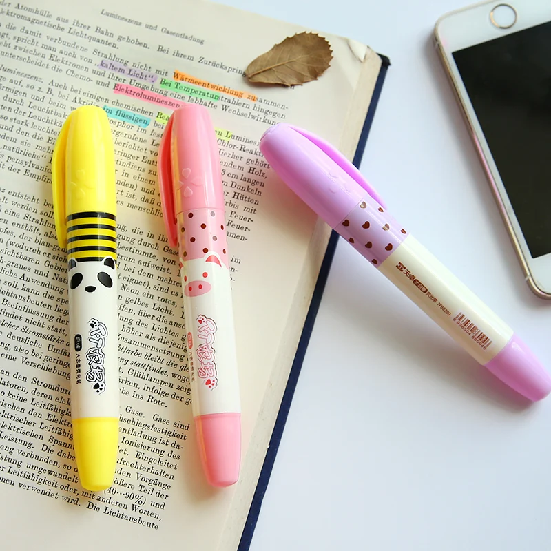 6 цветов в партии креативный цветной маркер большой емкости флуоресцентный