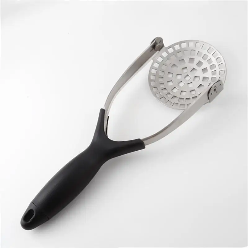 Толкатель из нержавеющей стали/Толкушка с широкой давящая плстина для гладкого