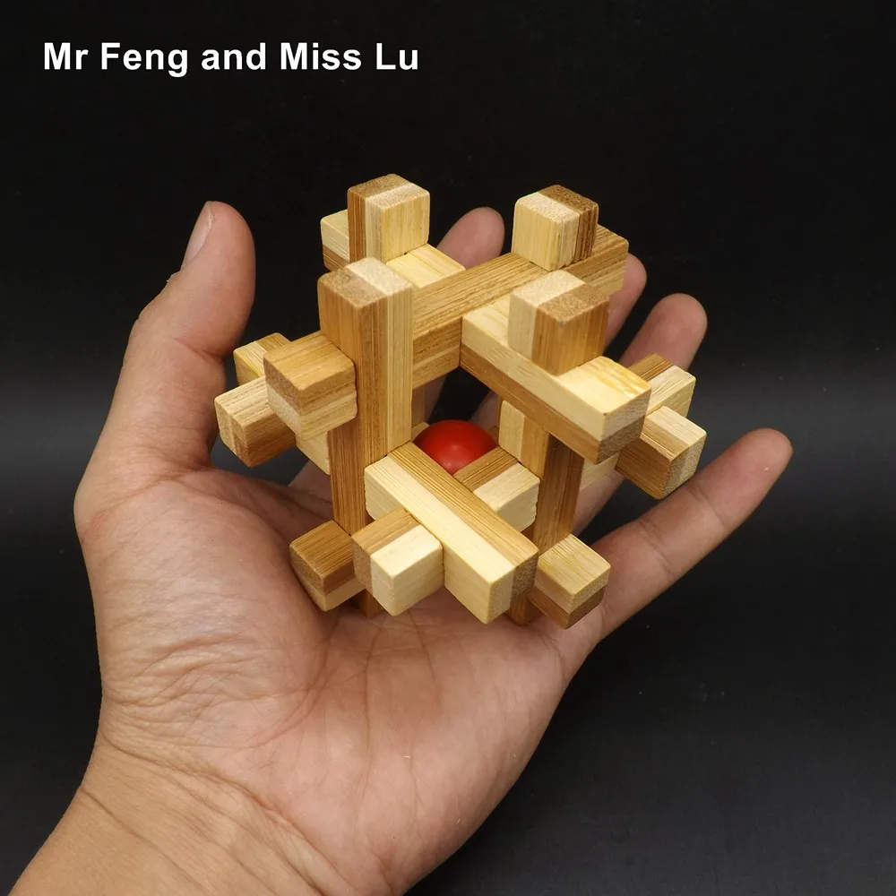 Бамбуковая 3D клетка традиционная китайская игрушка для детей - купить по