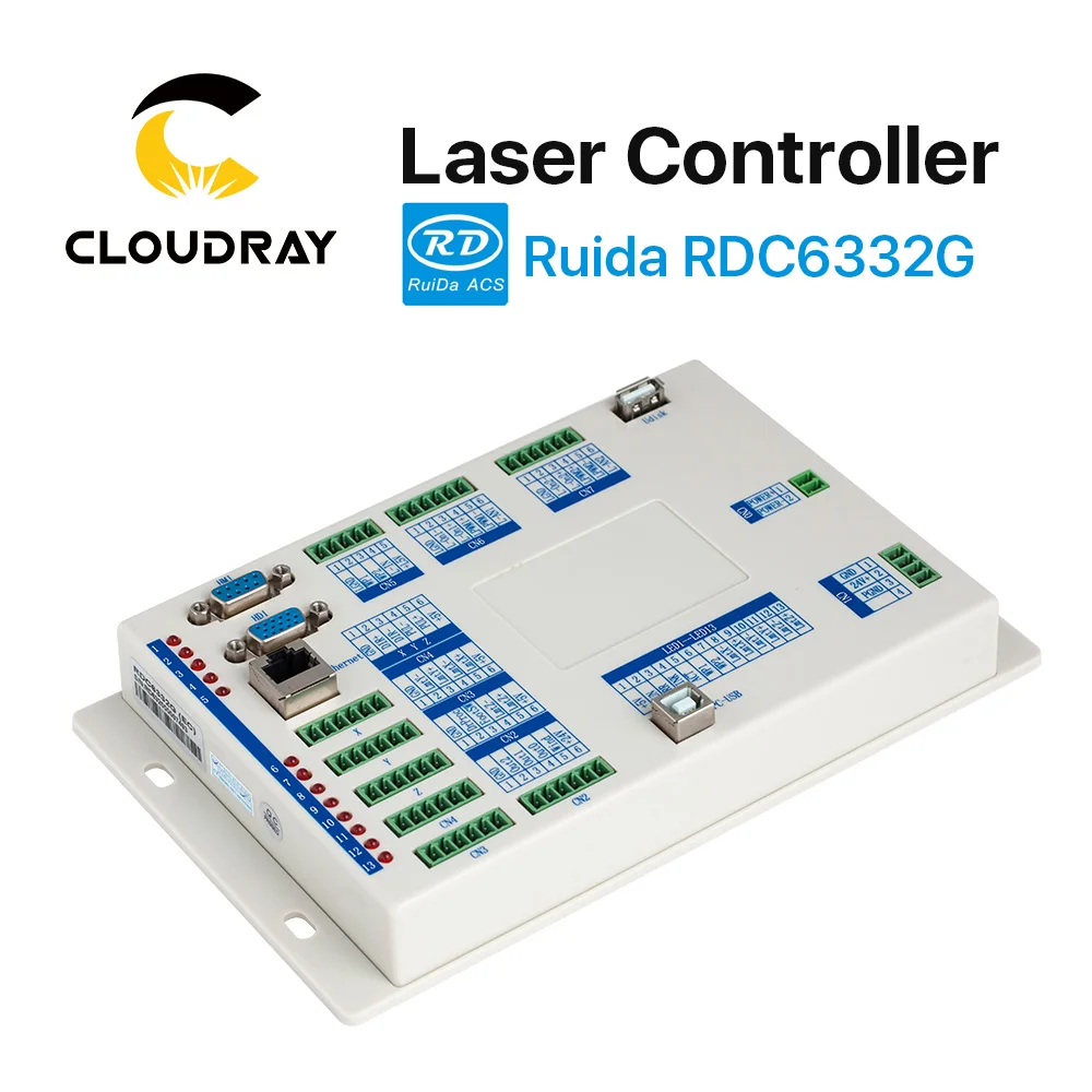 Cloudray Ruida RD RDC6332G 6332M Co2 лазерный DSP контроллер для лазерной гравировальная и режущая машина RDC DSP 6332G 6332M