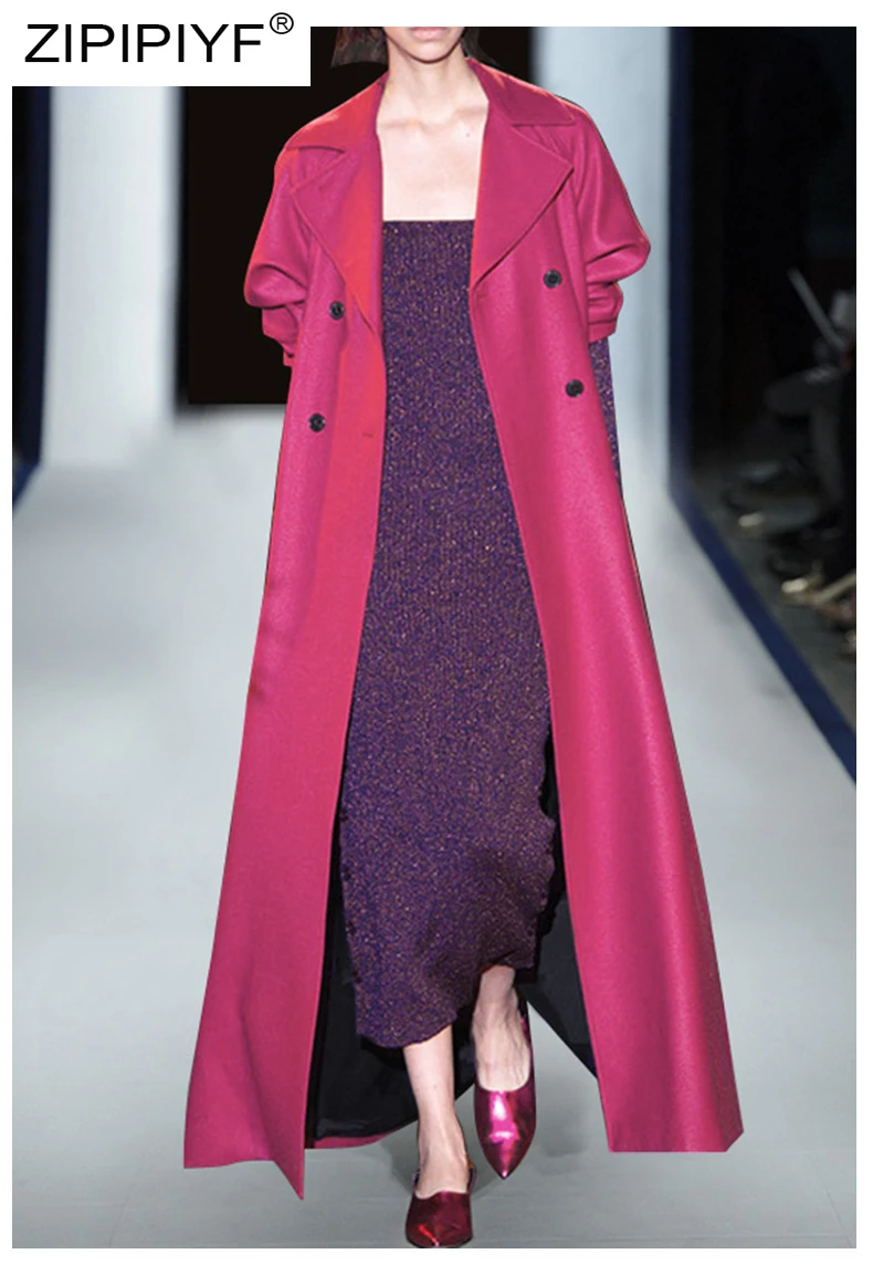 Фото Новый толстый полушерстяные пальто Для женщин с длинным рукавом отложной
