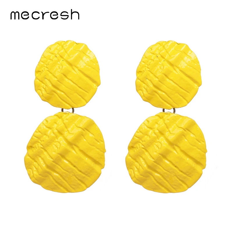Mecresh 6 Colors Indian Vintage Big Drop Earrings Christmas Party Prom Jewelry Bohemian Long Dangle for Women MEH1190 | Украшения и