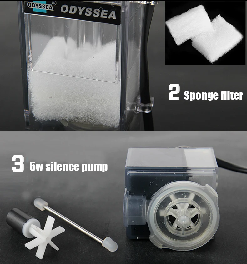 Auto float surface skimmer remove clean electronic hang on filter rain bar 3 in 1 mini nano aquarium water plant fish tank | Дом и сад
