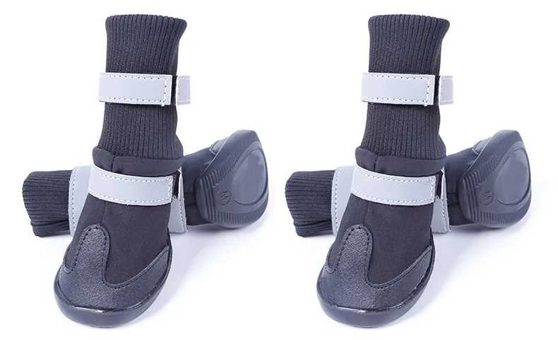 Большая спортивная обувь из искусственной кожи для большой собаки зимние