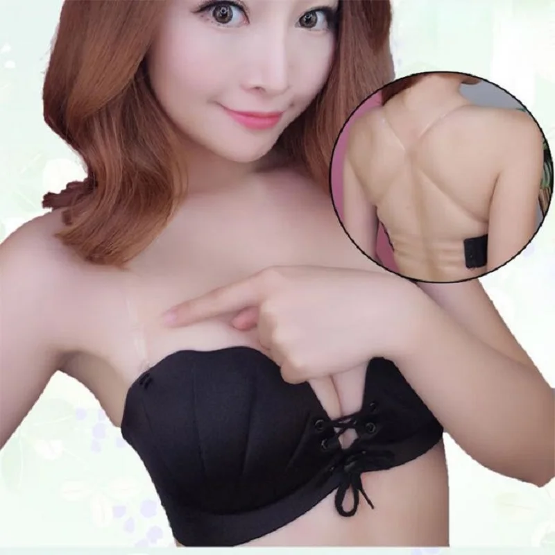 Женский бюстгальтер-невидимка с чашками пуш-ап | Женская одежда