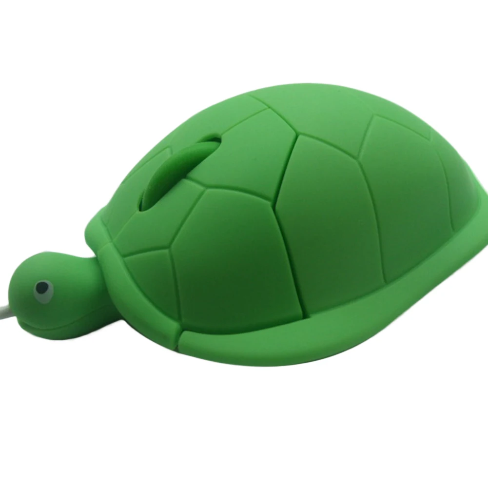 USB 2 0 1000 точек/дюйм 3D Проводная оптическая милый черепаха мыши Мышь для