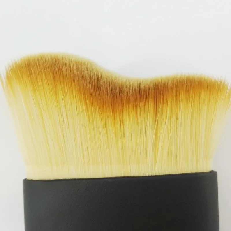 ODESSY Горячие Профессиональные черные кисти для макияжа волнистые Контурные