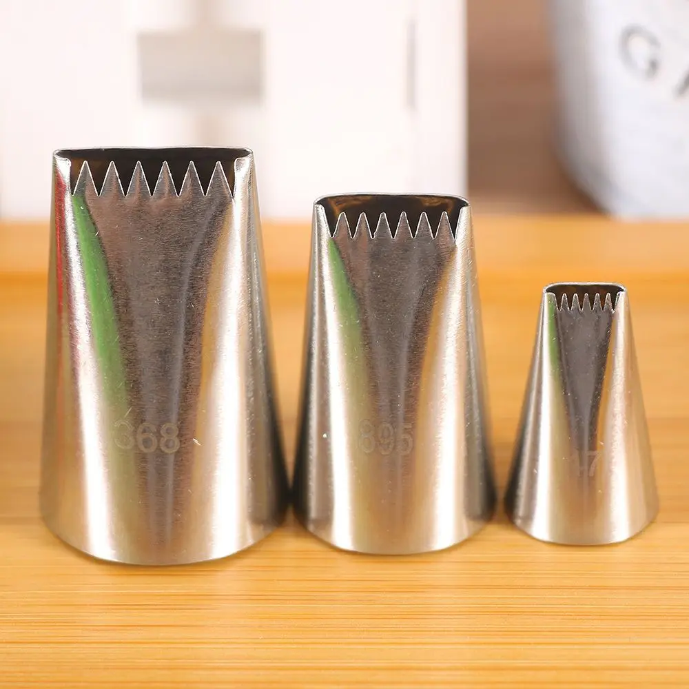 3 шт. покрытие из нержавеющей стали трубопровод насадка Инструменты для торта